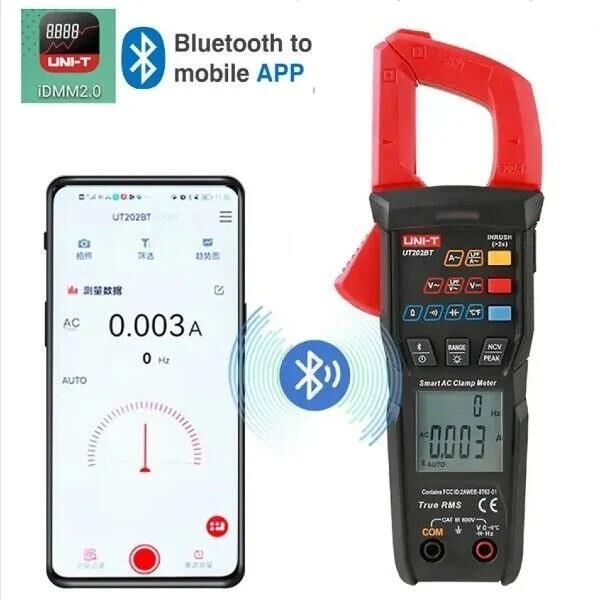 Uni-T UT202BT Dijital Pens Ampermetre Bluetooth Bağlantılı 600A Test Cihazı