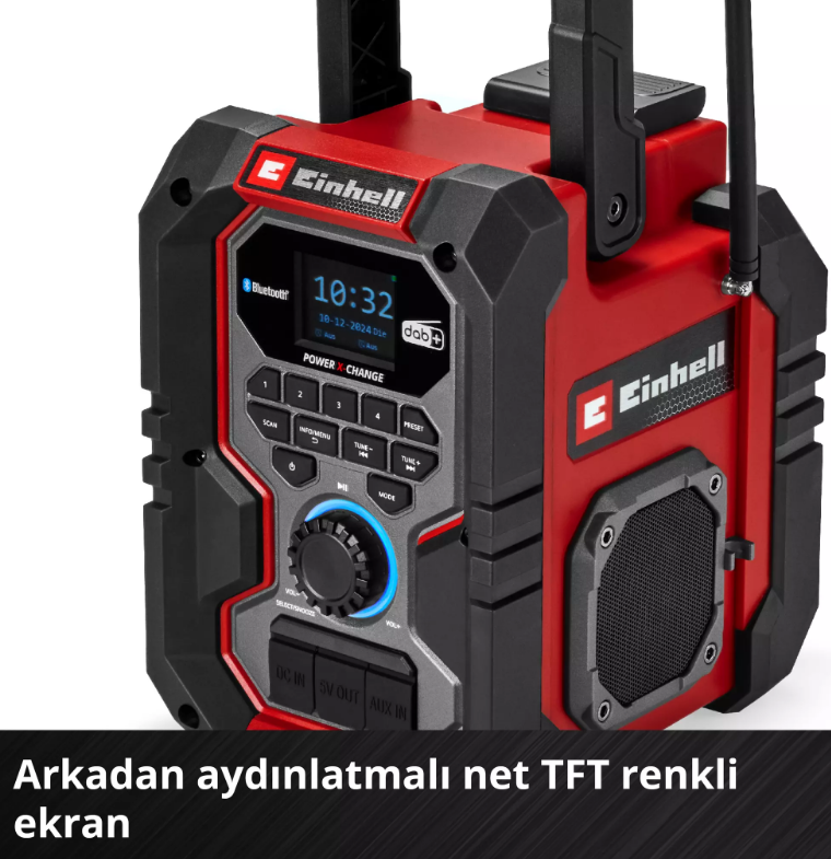 Einhell Te-Cr 18 Lİ Dab+FM/BT Solo Radyo 3407995