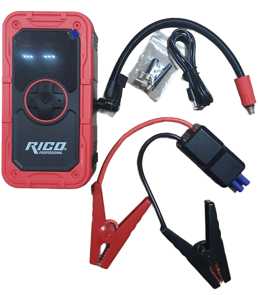 Rıco Akü Şoklama Şarjlı Hava Kompresörü 12000Mah 022-RC4073