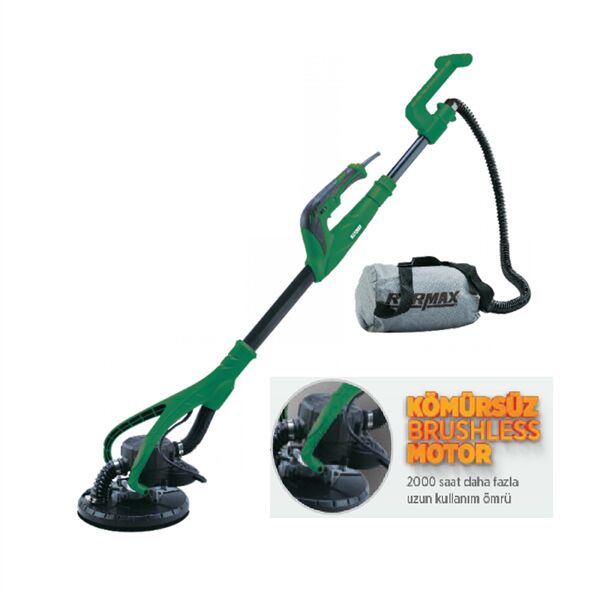 Rtrmax Rtm3795 Alçıpan Duvar Zımparalama Makinası(TEŞHİR ÜRÜNÜ)