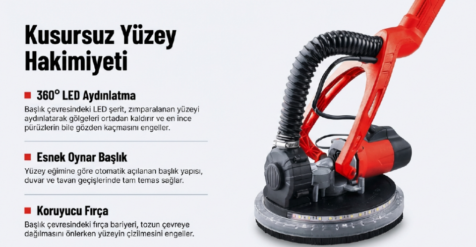 Attlas Ats750P Duvar Zımpara Makinası A0105037