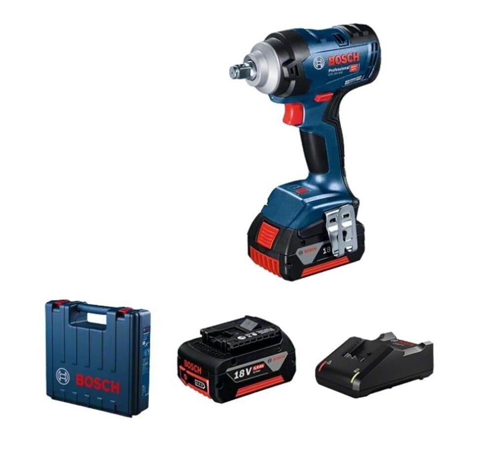 Bosch Professional Gds 18V-400 Akülü Darbeli Somun Sıkma Makinesi (2X5.0AH)
