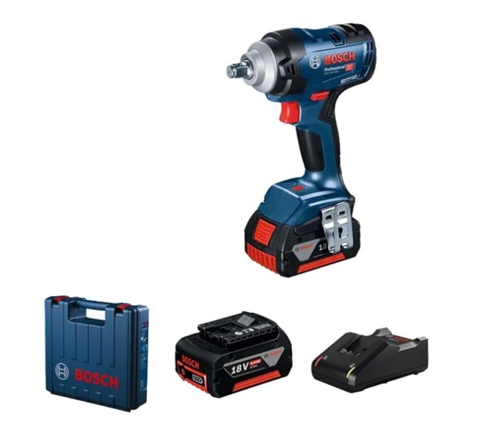 Bosch Professional Gds 18V-400 Akülü Darbeli Somun Sıkma Makinesi (2X5.0AH)