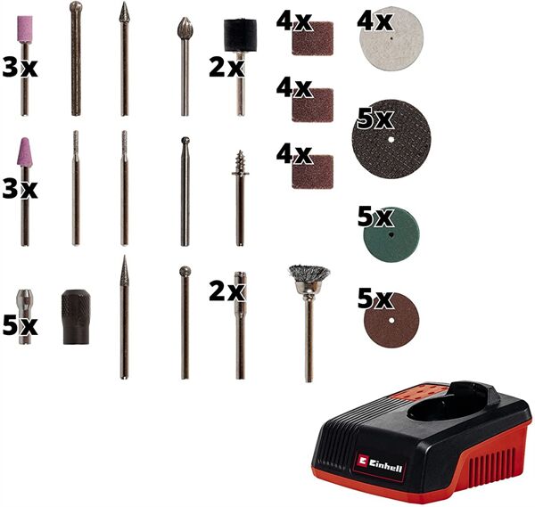 Einhell TE-MT 7,2 Li Akülü Taşlama Ve Gravür Seti 4419330