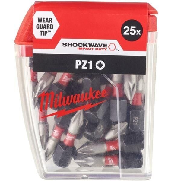 Milwaukee Bits Uç PZ1 25 MM PK(25) 4932430861