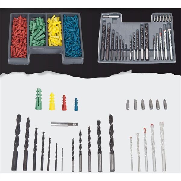 Attlas 300 Parça Matkap Ucu Ve Dübel Seti HT1402 Çantalı