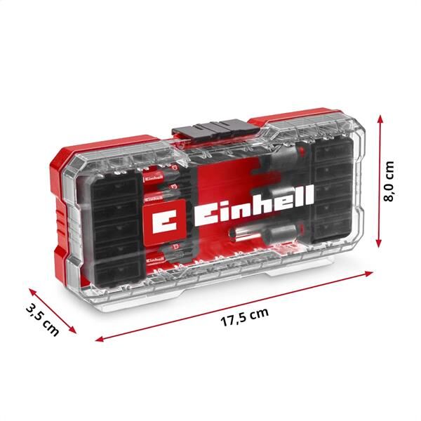Einhell S-Case 28 Parçalı Darbeye Dayanıklı Uç Seti (25 Mm Uç, 50 Mm Uç, 60 Mm Uç Tutucu, Lokma Anahtar Uçları, Saklama Kutusu Dahil) Bits Uç Seti-108703