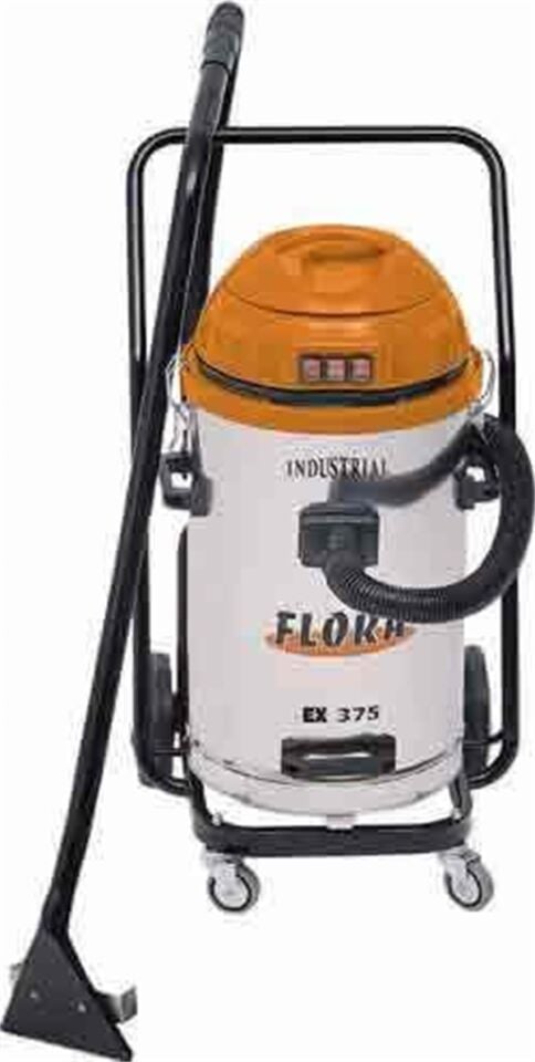 FLORA EX375 3 Motor Sanayi Tipi Halı ve Koltuk Yıkama Süpürgesi 75 Lt.