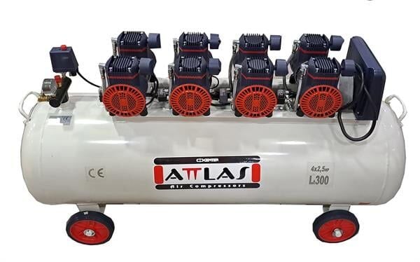 Attlas 300 LT 10 HP Sessiz Monofaze Kompresör SC100300
