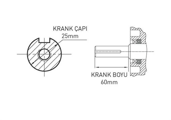 Kama By Reis  GK420 16 Hp Kamalı Benzinli Motor