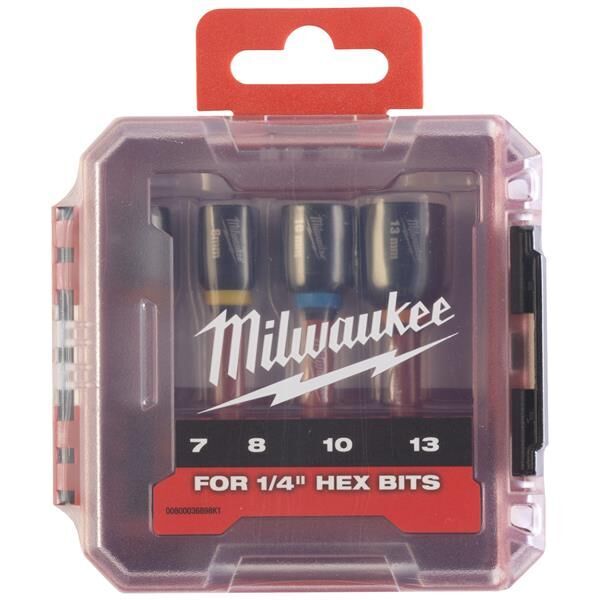 Milwaukee Adaptör Hex Lokma 4 Parça 4932492445