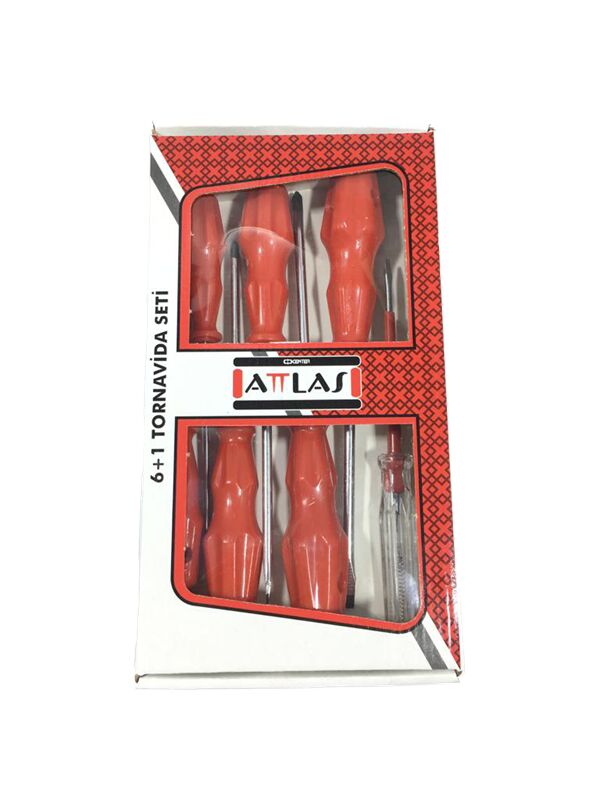 Attlas Tornavida Takımı 6+1 Ht1101 (Kontrol Kalemli)
