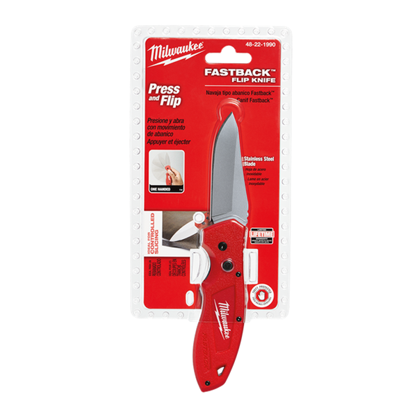 Milwaukee Fastback Çakı Tip Düz Ağızlı Düğmeli Bıçak 48221990