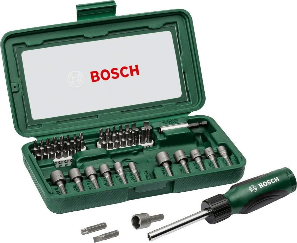 Bosch 46 Parça Tornavida ve Vidalama Seti
