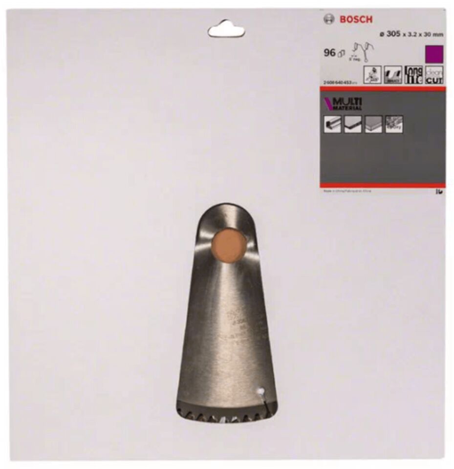 Bosch Daire Testere Bıçağı Multi Material 305x3,2x30 mm 96 Diş 2608640453