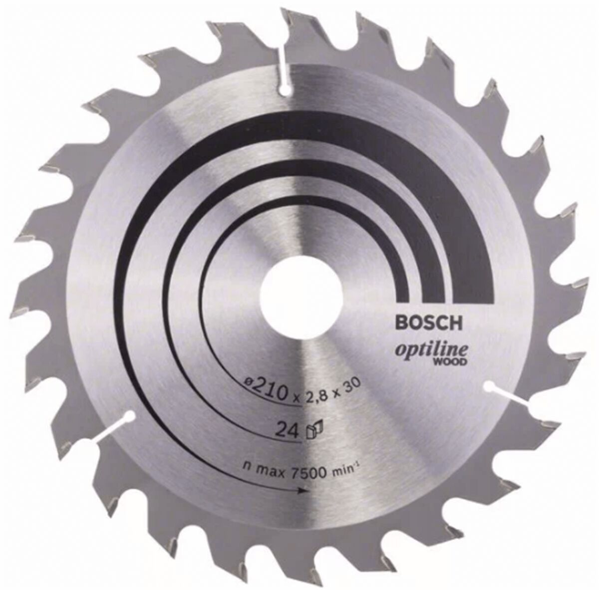 Bosch Daire Testere Bıçağı Optiline Wood 210x30 mm 24 Diş 2608640621