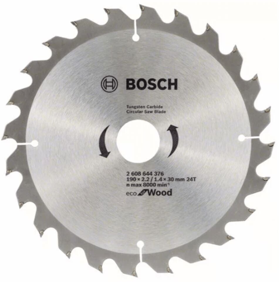 Bosch Ahşap Daire Testere Bıçağı 190x2,2/1,4x0mm 24T