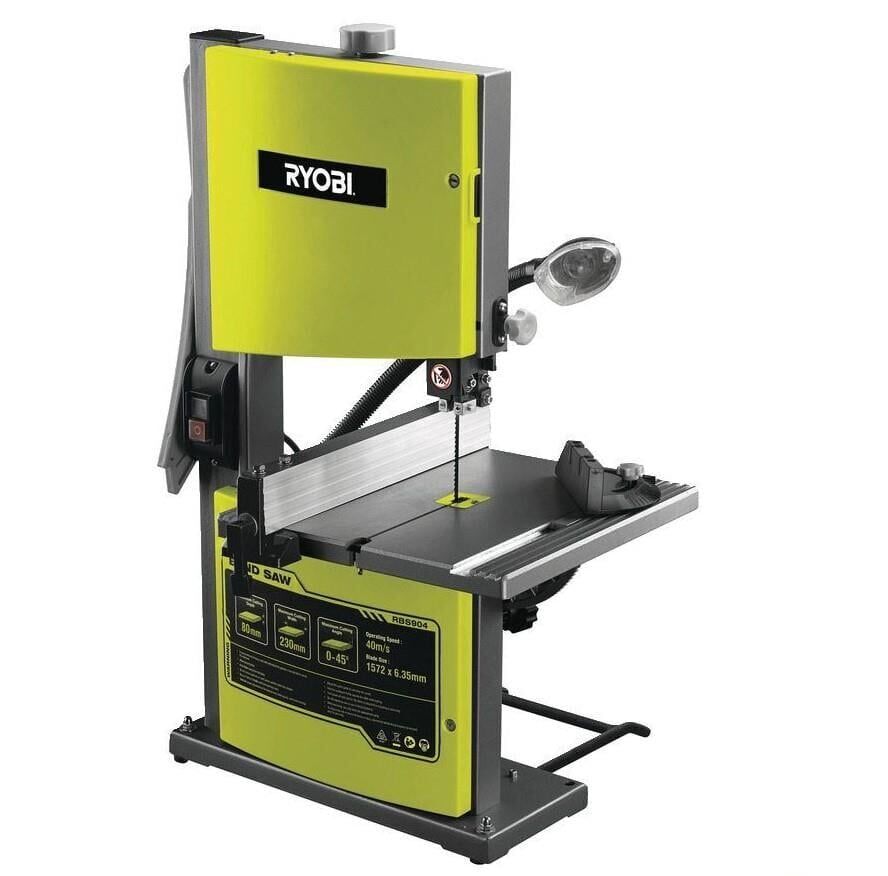 Ryobi RBS904 350 W Çalışma Işıklı Şerit Testere Makinası 5133002854-80551