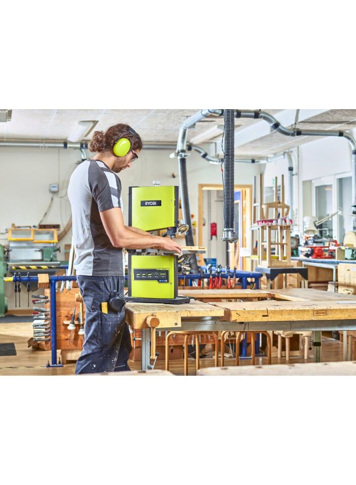 Ryobi RBS904 350 W Çalışma Işıklı Şerit Testere Makinası 5133002854-80551