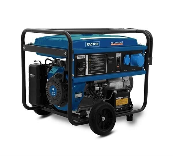 Factor KGL8000CE Benzinli Jeneratör Monofaze 8.1KVA