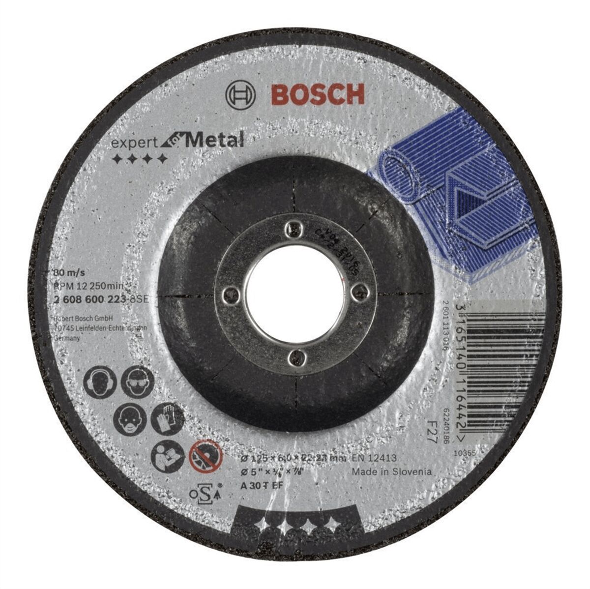 Bosch Expert For Metal Taşlama Diski 125x6,0x22,23mm 2 608 600 223