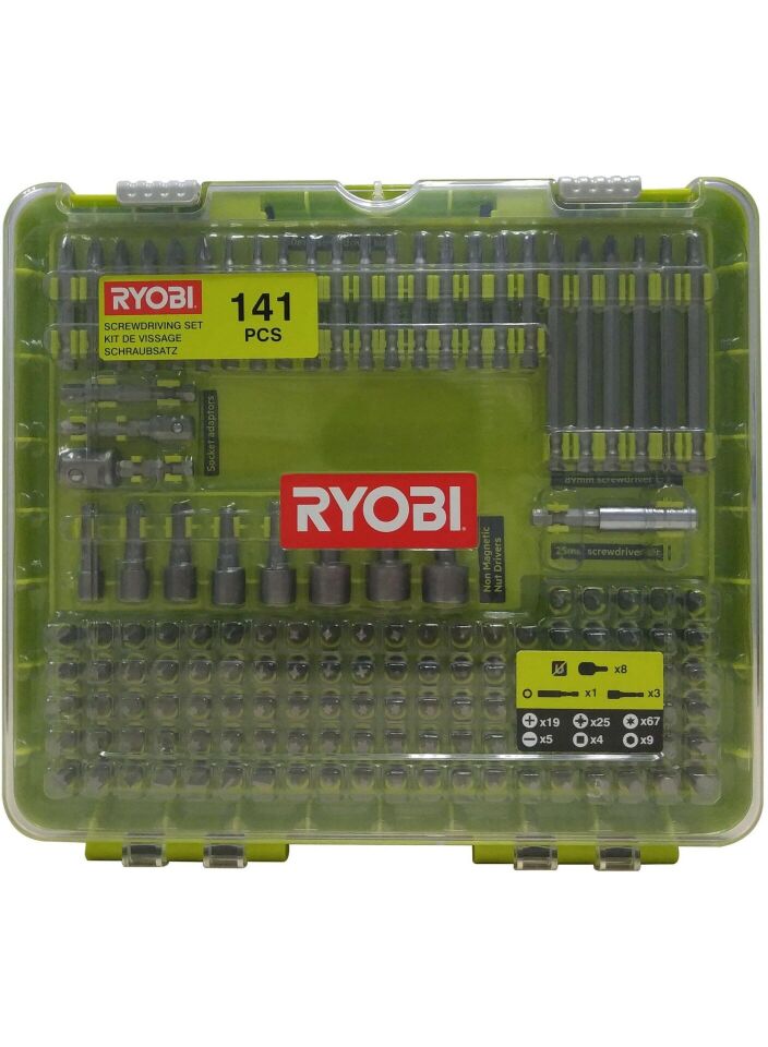 Ryobi RAKD141 Vidalama Ve Lokma Seti 141 Parça 5132004667