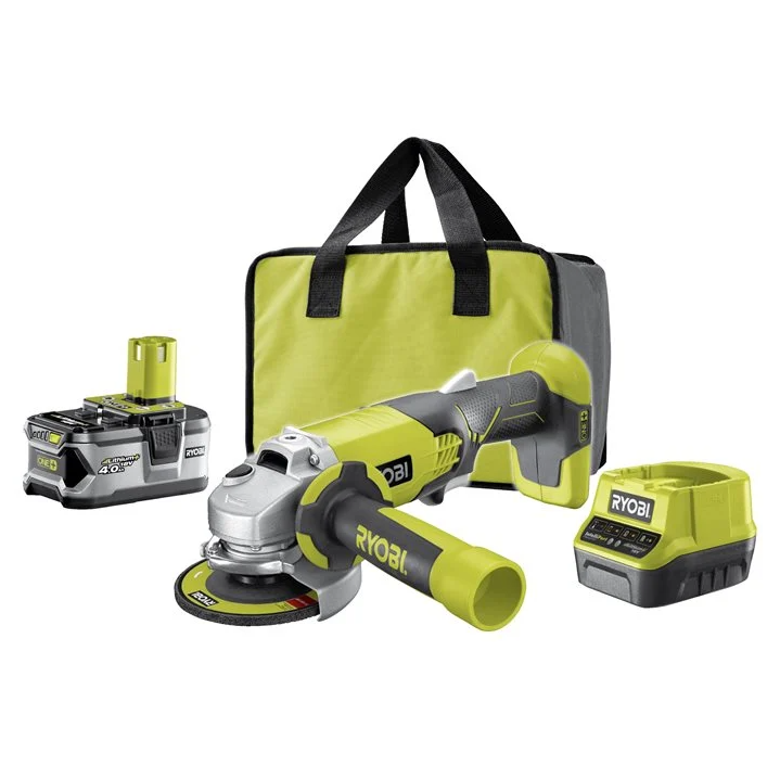 Ryobi R18AG-140S 18V 1x 4.0 Ah Li-On Akülü Taşlama 5133004301