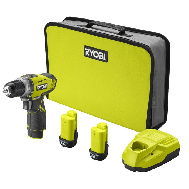 Ryobi RCD1201-220S 12V 2x 2.0AH Li-IOn Çift Akülü Vidalama 5133005059