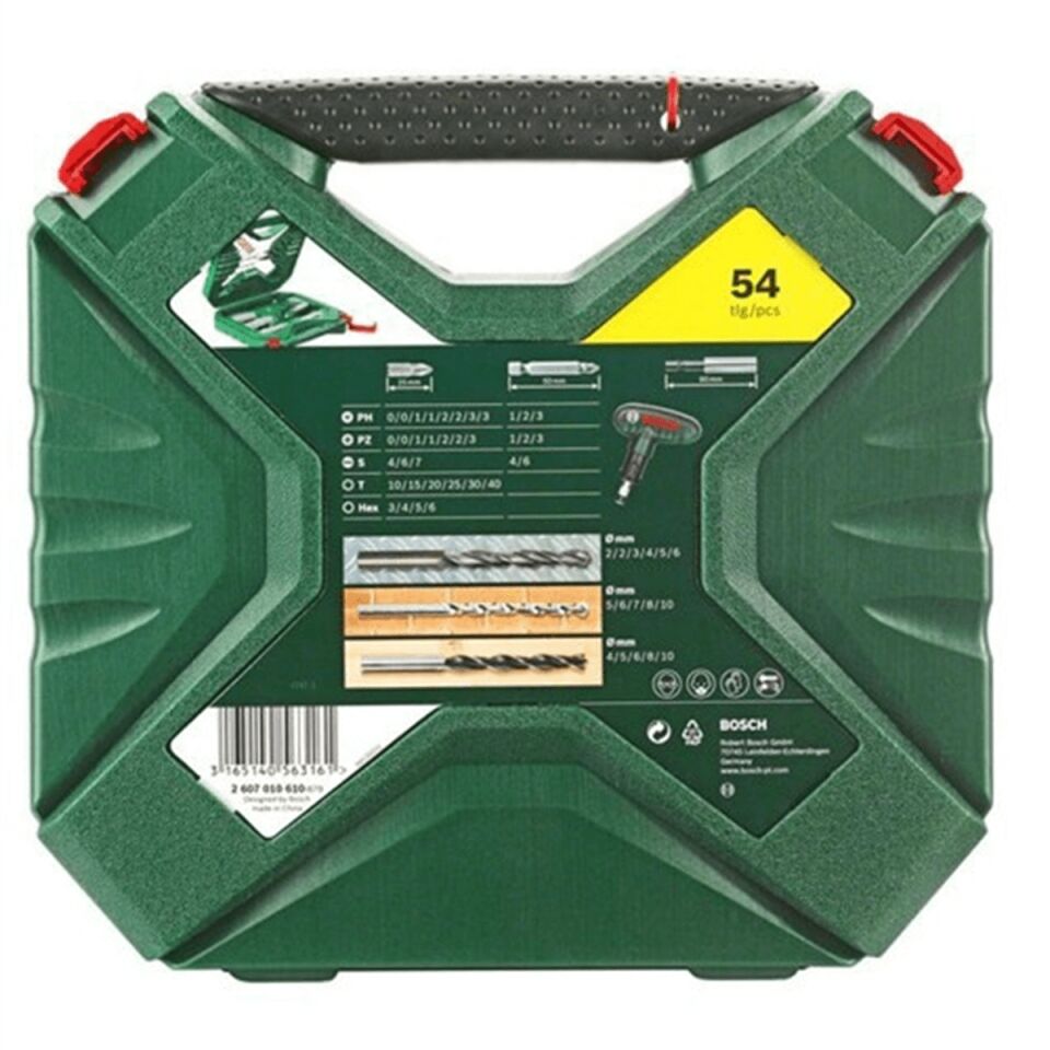 Bosch X-Line Delme Ve Vidalama Ucu Seti 54 Parça 2 607 010 610