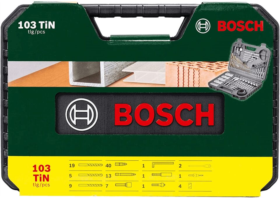 Bosch V-Line 103 Parça Vidalama Ve Matkap Ucu Seti  - 2 607 017 367