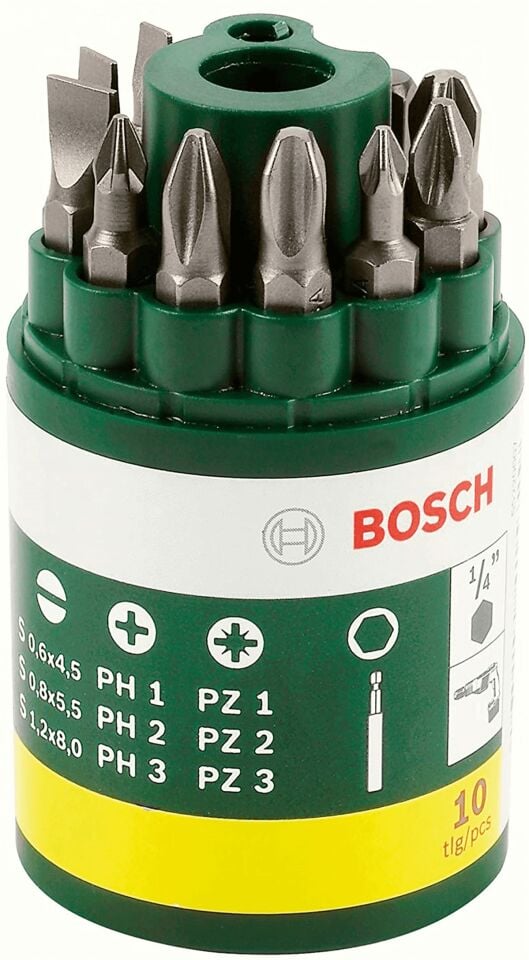 Bosch Vidalama Ucu Seti 10 Parça 2607019454