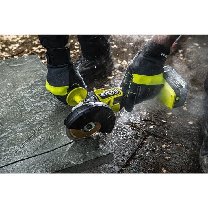 Ryobi RAG18X-1C40S 18V 125 mm Akülü Kömürsüz Avuç Taşlama 5133005614