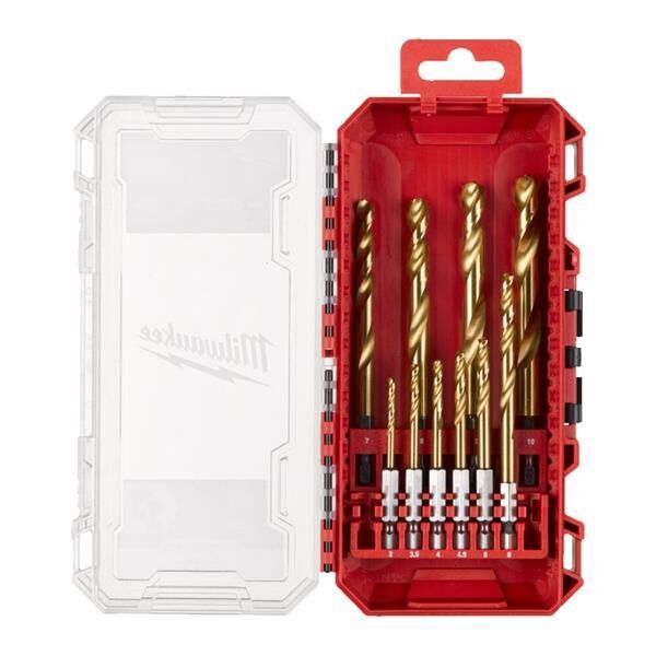 Milwaukee Metal Matkap Ucu Red Hex Girişli HSS-G Tin 10 Parça 4932493865