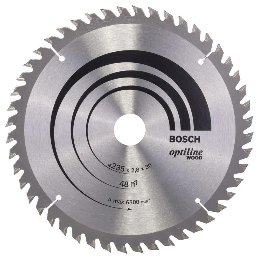 Bosch Daire Testere Bıçağı Optiline Wood 235*30/25 MM 48 Diş 65180167