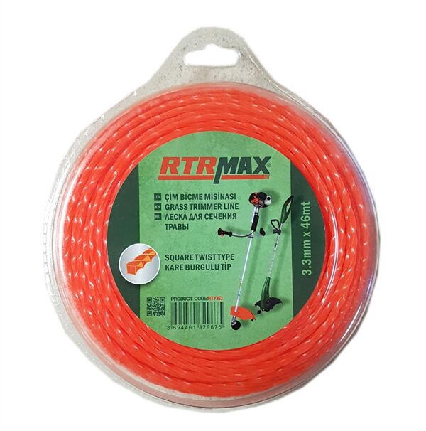 Rtrmax Çim Biçme Misinası Burgulu RTY353
