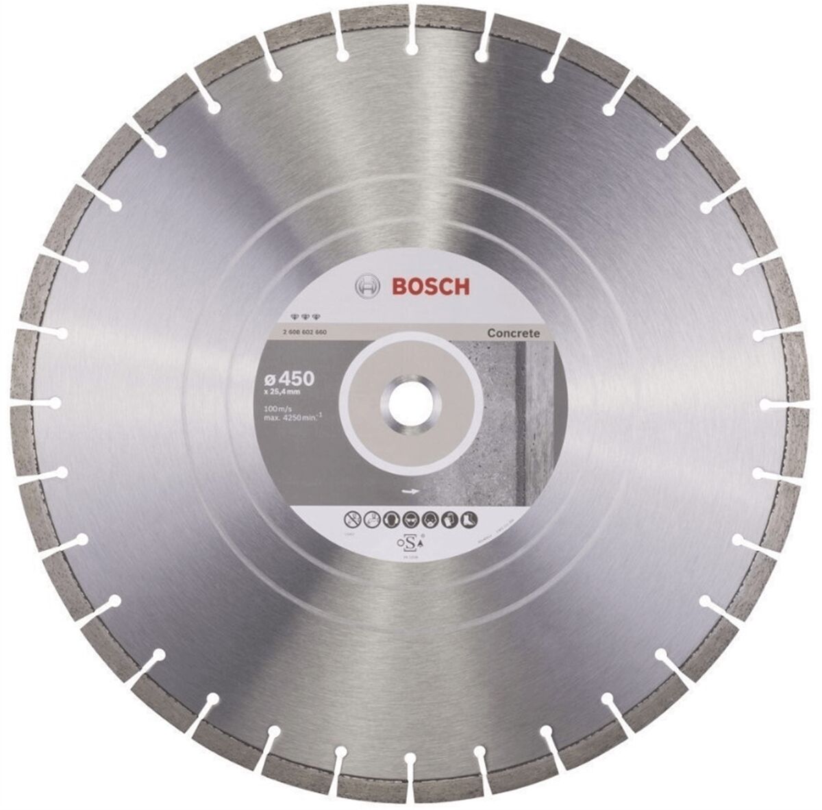 Bosch Beton İçin Elmas Kesme Diski Standard For Concrete 450 Mm 2608602546