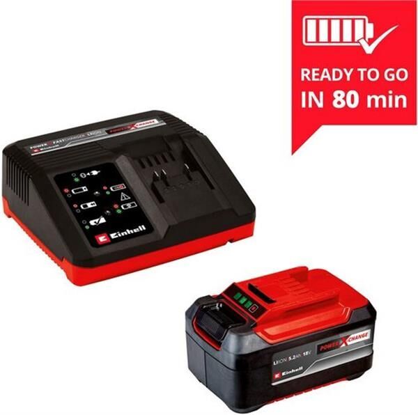 Einhell 18V 5.2AH PXC Akü Ve Şarj Aleti 4512114