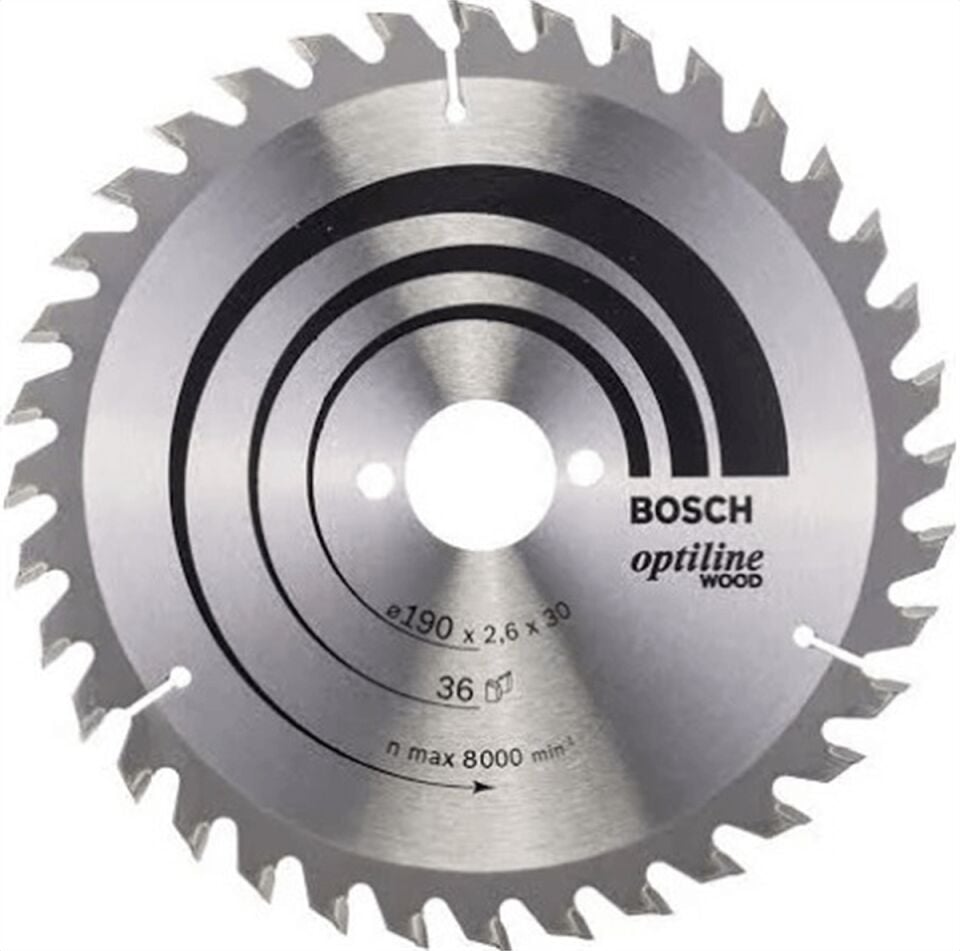 Bosch Daire Testere Bıçağı Optiline Wood 254x30 mm 40 Diş 2608640438