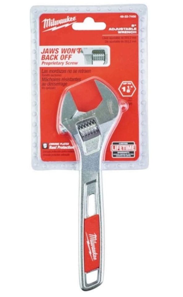 Milwaukee T48227408 Ağır Hizmet Tipi Kurbağacık Anahtarı 200Mm 8”