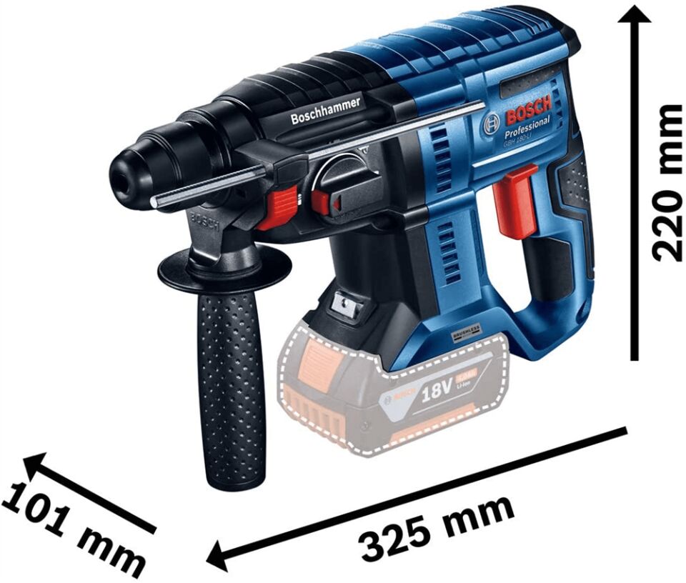 Bosch Professional GBH 180-LI 4 Ah Çift Akülü Kırıcı Delici