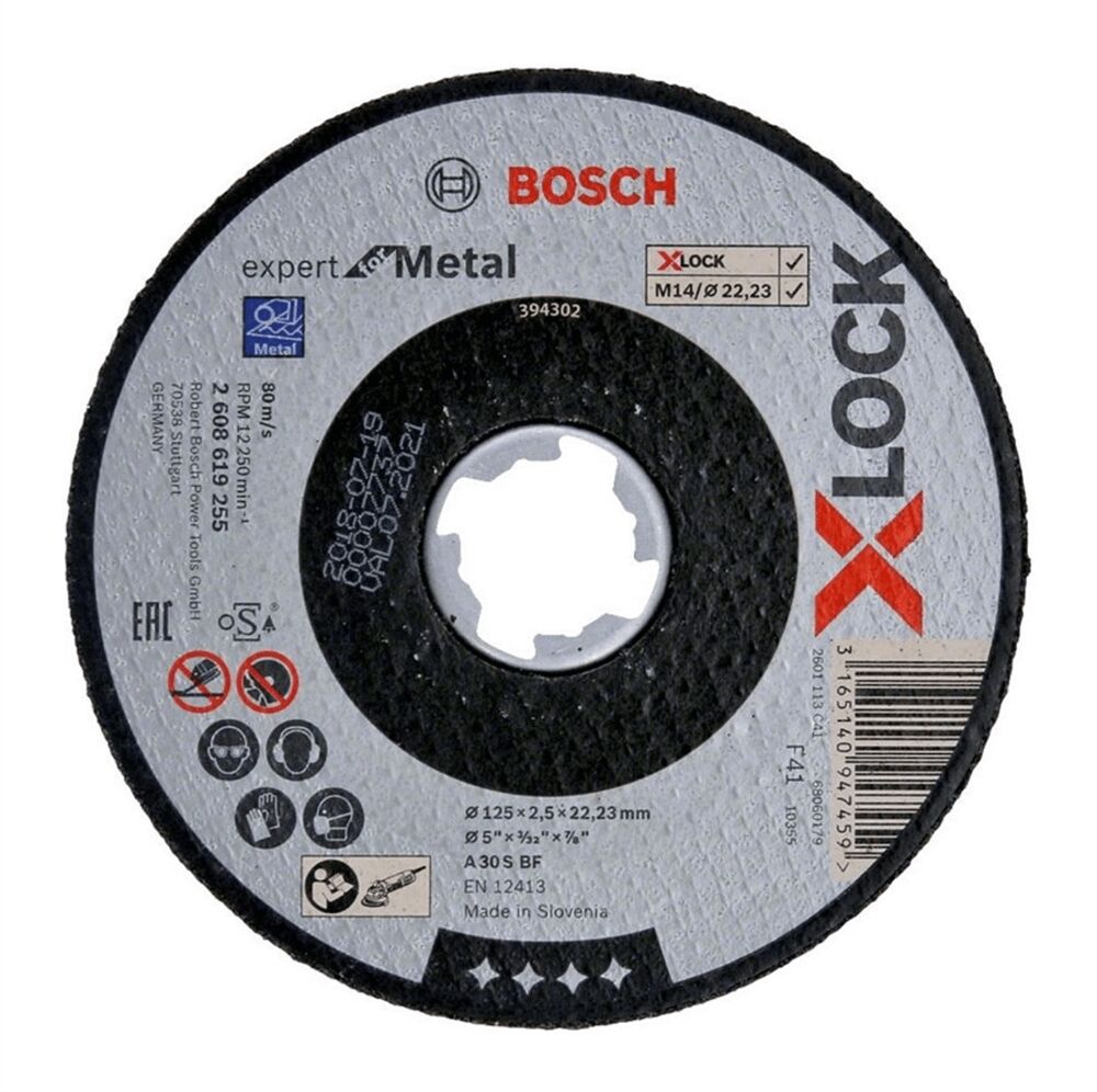Bosch X-Lock 125x2,5 Mm Expert For Metal Düz