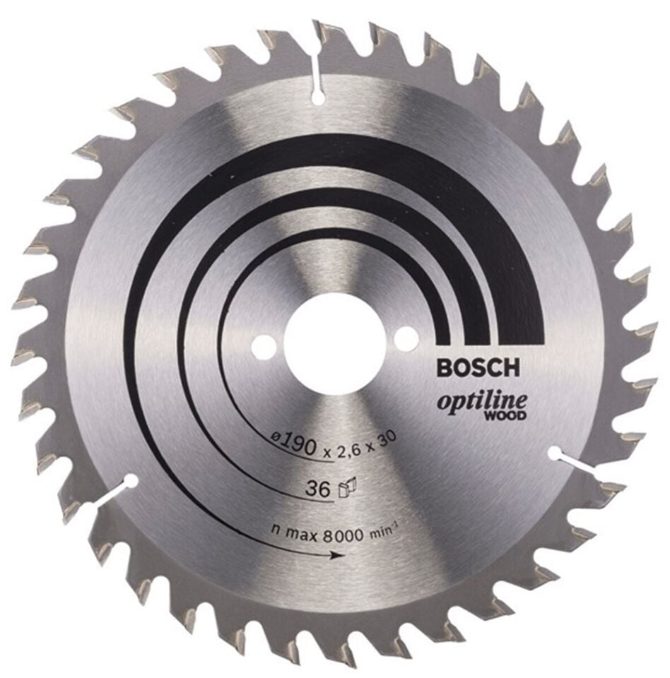 Bosch Daire Testere Bıçağı 190 X 30 Mm 36 Diş