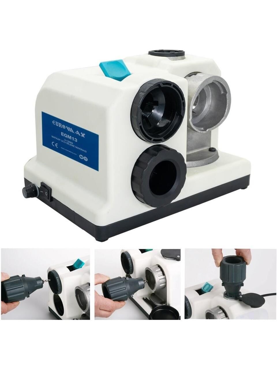 Euromax EGM13 Matkap Ucu Bileme Makinası 3-13 MM