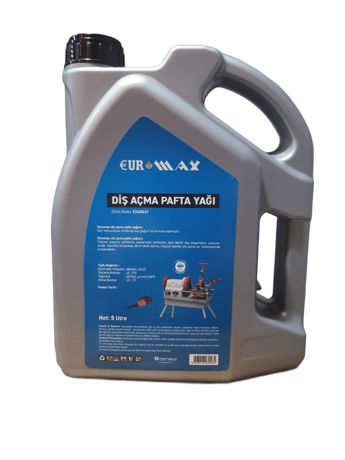 Euromax  Diş Açma Pafta Yağı 5LT EMX40431