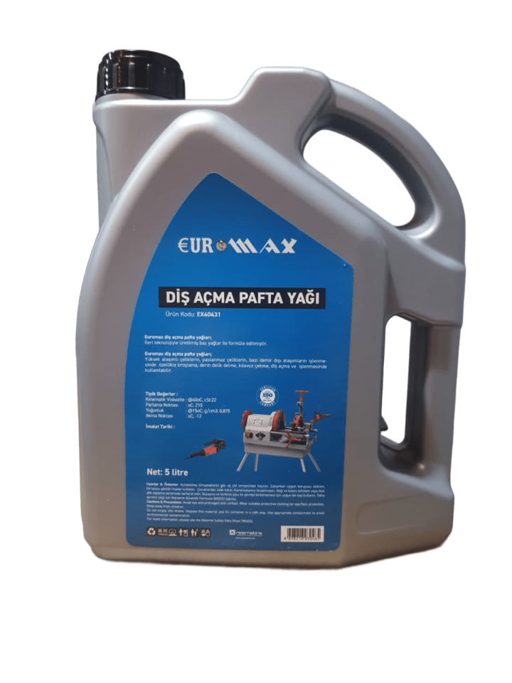 Euromax  Diş Açma Pafta Yağı 5LT EMX40431