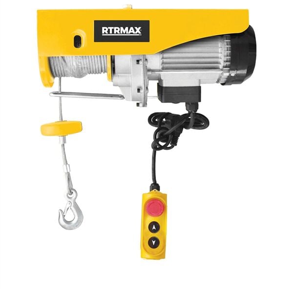 Rtrmax Rtm490 1900W Elektrikli Vinç 600/1200 kg - Bakır Sargılı