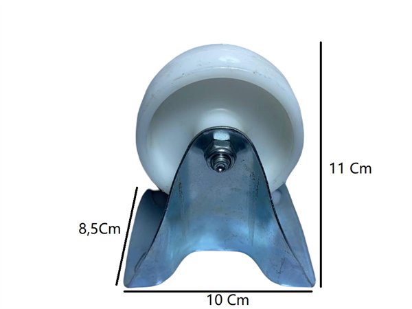 Kama Polyamid Sabit Teker 80x30 3307mmb