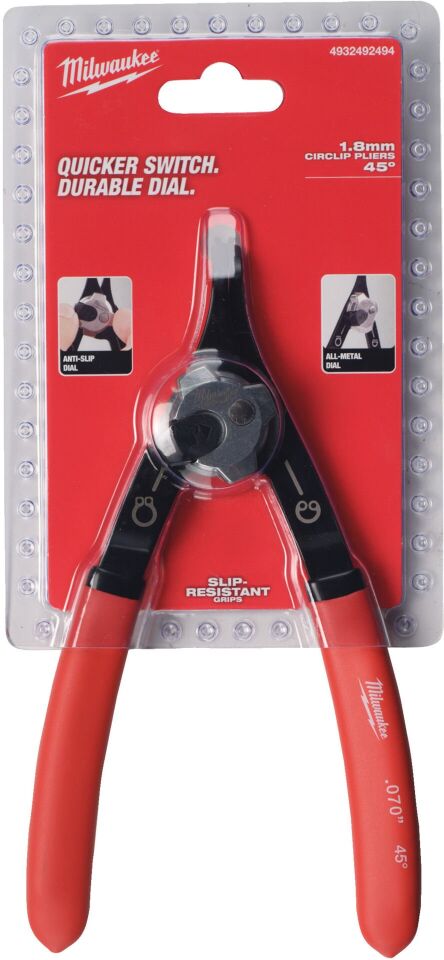 Milwaukee Segman Pensesi Büyük 45 Açılı 4932492494