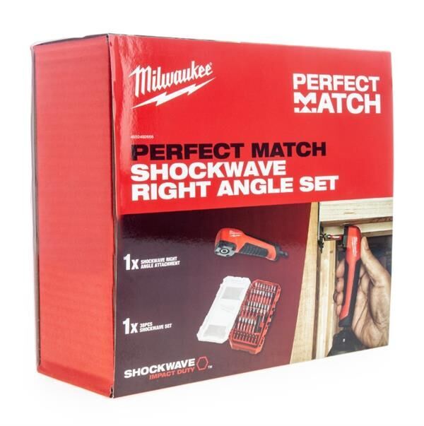 Milwaukee 49 Parça SHOCKWAVE Dik Açılı Darbeli Bits Seti 4932492656