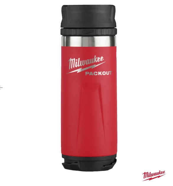 Milwaukee Packout Termos Bardak 532 ML Kırmızı 4932493473